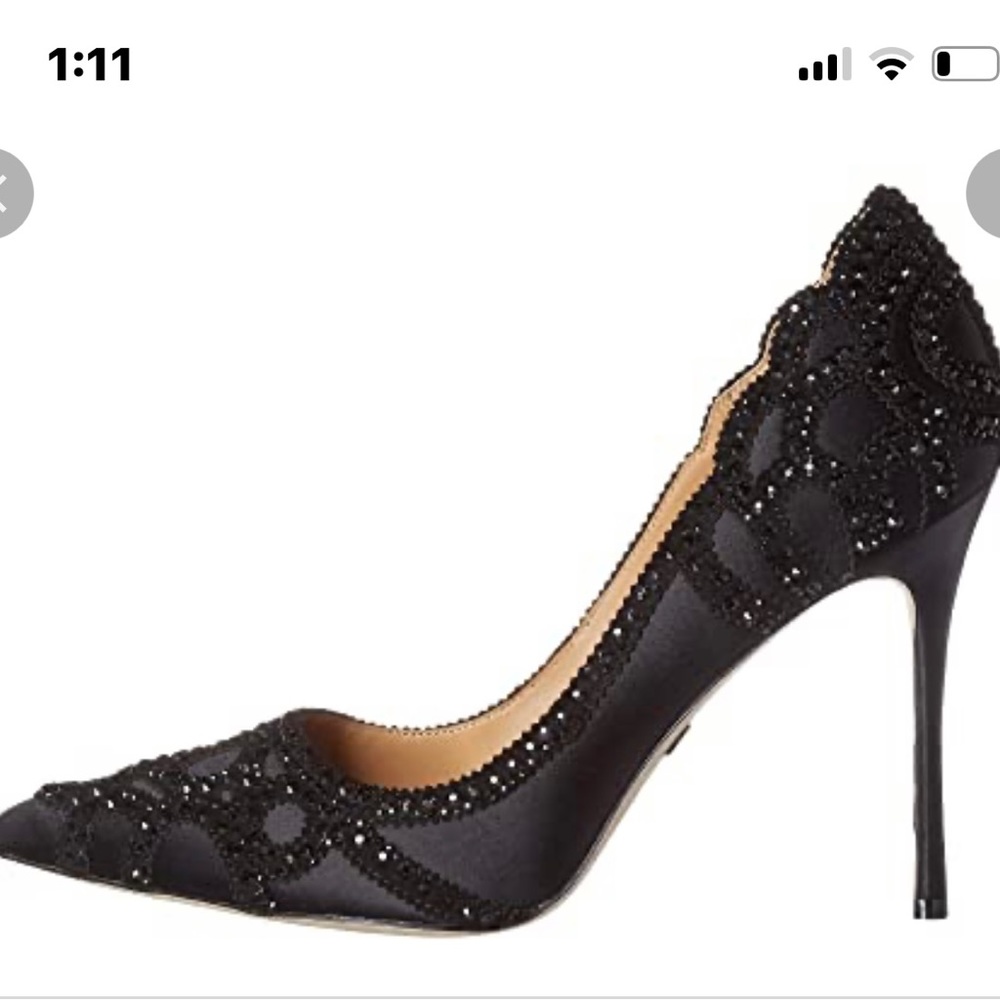 Stunning Badgley Mischka black heels